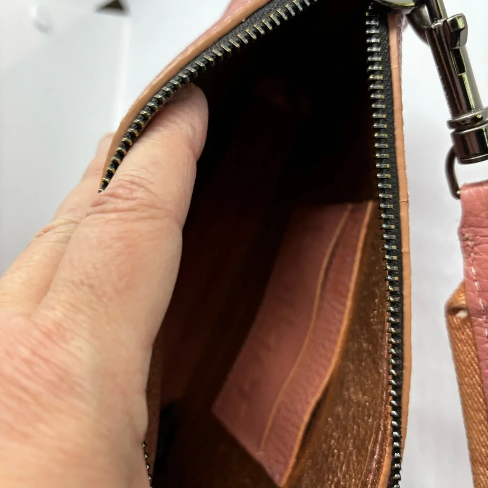 Botkier “Valentina” rose blush pink crossbody bag/guitar strap